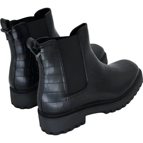 Kenneth Cole Reaction Sakt Lug Chelsea Boot Black Platform Women's US 8M - Picture 3 of 6